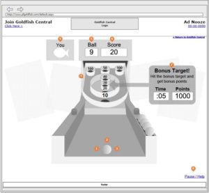 Hi-Res Wireframe - Goldfish Carnival Skeeball