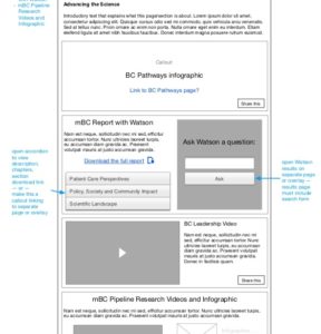 Watson concept wireframe