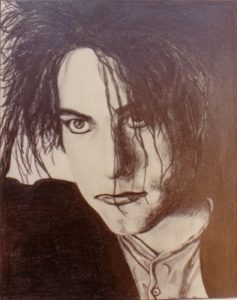 Robert Smith - by Cassie Carter - graphite on paper