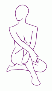 Woman - by Cassie Carter - digital line drawing